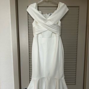 White Rehearsal Dinner Dress